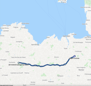 Tinténiac to Rosquelfen
