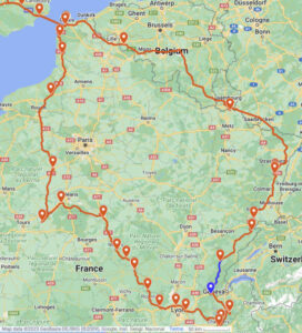 St Hippolite to Lalleyriat