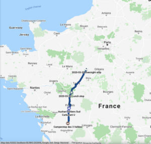 Verteuil sur Charente to Cloyes sur le loir