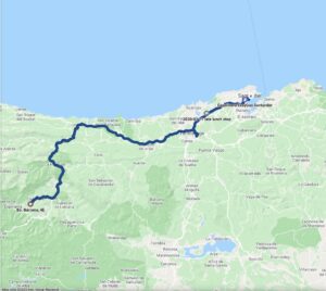 Santander to Cameleño